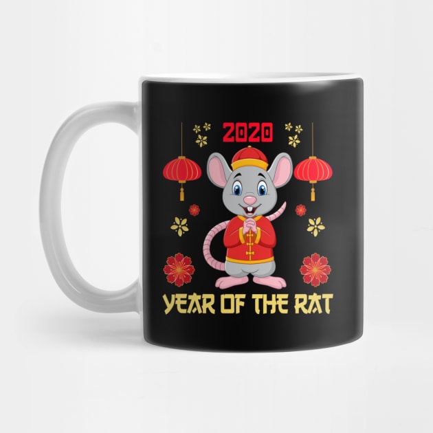 Year of the Rat 2020 Funny Happy Chinese New Year 2020 Gift by GreatDesignsShop